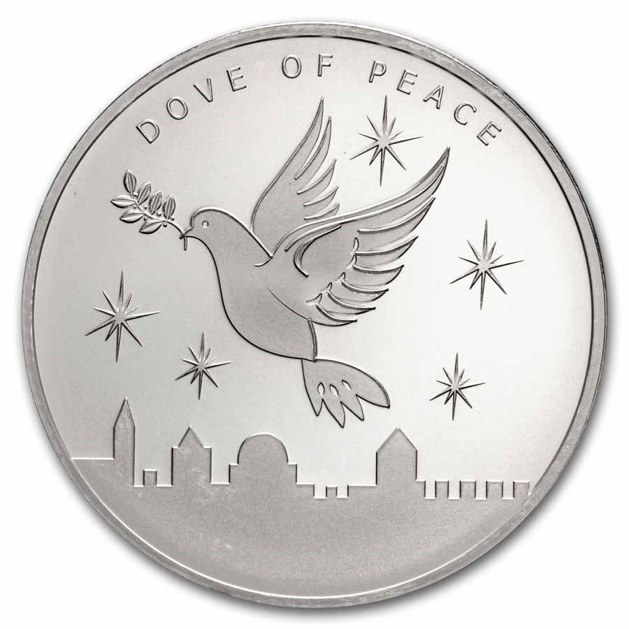 2025 1 oz Silver Round Holy Land Mint (Dove of Peace)